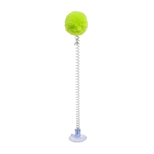 fxwtich Haarfreies Katzenspielzeug mit Saugnapf, gefederter Teaser mit Plüschball-Unterseite, Zauberstab, Glockenkopf, Unterhaltung für den Innenbereich Hellgrün fxwtich Haarfreies Katzenspielzeug mit Saugnapf, gefederter Teaser mit Plüschball-Unterseite, Zauberstab, Glockenkopf, Unterhaltung für den Innenbereich Hellgrün von fxwtich