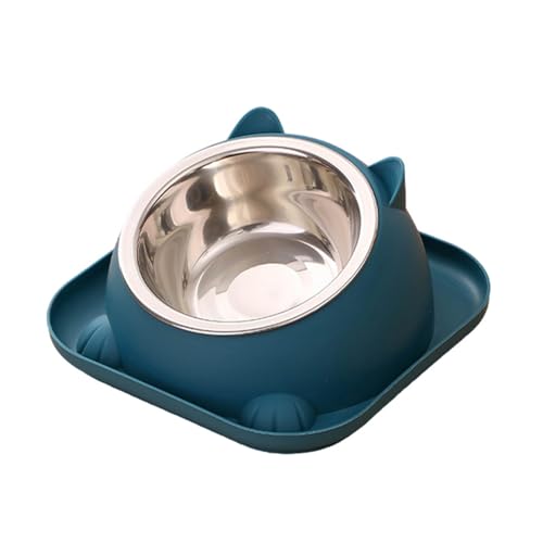 fxwtich Halswirbelfreundlicher Futternapf, leicht zu reinigender Katzenfutterautomat mit Stabiler Basis, rundes Eckdesign, lebensmittelechtes PP, leicht zu reinigen, großer Mund zum Trinken Dunkelbl fxwtich Halswirbelfreundlicher Futternapf, leicht zu reinigender Katzenfutterautomat mit Stabiler Basis, rundes Eckdesign, lebensmittelechtes PP, leicht zu reinigen, großer Mund zum Trinken Dunkelbl von fxwtich