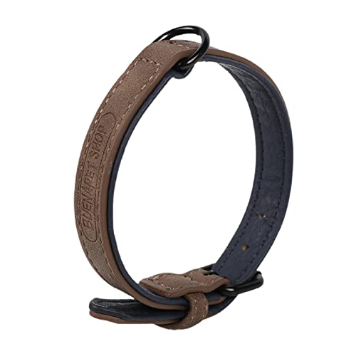 fxwtich Haustier-Halsband, einfarbig, verstellbar, verschleißfest, modisch, für Hunde, Kunstleder, Haustierzubehör, Haustierhalsband, Haustiere fxwtich Haustier-Halsband, einfarbig, verstellbar, verschleißfest, modisch, für Hunde, Kunstleder, Haustierzubehör, Haustierhalsband, Haustiere von fxwtich