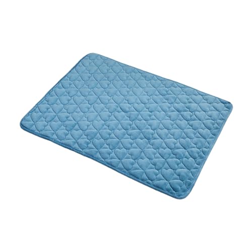 fxwtich Haustierbett, rutschfeste Unterseite, strapazierfähige Naht, Herzmuster, hautfreundlich, bequem, gepolstert, Samt, Welpenbett, Matte für Schlafzimmer, Bett, Welpenbett fxwtich Haustierbett, rutschfeste Unterseite, strapazierfähige Naht, Herzmuster, hautfreundlich, bequem, gepolstert, Samt, Welpenbett, Matte für Schlafzimmer, Bett, Welpenbett von fxwtich
