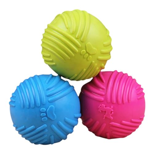 fxwtich Hundespielzeug, Gummiball, Welpen-Wurfspielzeug, Spielzeug zum Apportieren und Beißen fxwtich Hundespielzeug, Gummiball, Welpen-Wurfspielzeug, Spielzeug zum Apportieren und Beißen von fxwtich