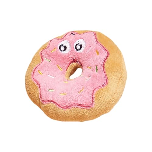 fxwtich Hundespielzeug, interaktives Donut-Plüsch-Spielzeug, bissfest, lustig, quietschendes Geräuschspielzeug, lindert Stress, Hundezubehör, Donut-Form, Hundespielzeug fxwtich Hundespielzeug, interaktives Donut-Plüsch-Spielzeug, bissfest, lustig, quietschendes Geräuschspielzeug, lindert Stress, Hundezubehör, Donut-Form, Hundespielzeug von fxwtich