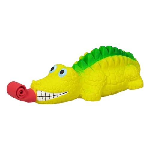 fxwtich Hundespielzeug Form Quietschendes Interaktives Hundespielzeug Eidechse Form Stressabbau Reinigung Weich Elastisch Gesang Squeeze Lustiges Spielzeug Weiches und Elastisches Hundespielzeug von fxwtich