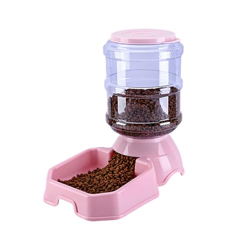 fxwtich Hundezubehör 3,8 l Automatischer Futterspender Hund Trinknapf Große Kapazität Wasser Futter Halter Feeder von fxwtich