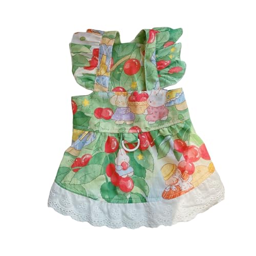 fxwtich Leicht zu tragendes Haustierkleid, Bequeme Kleidung für Hunde, Cartoon-Prinzessin, Rüschenärmel, dünne, leicht an- und auszuziehende Kleidung mit Zugschlaufe, weich, atmungsaktiv L fxwtich Leicht zu tragendes Haustierkleid, Bequeme Kleidung für Hunde, Cartoon-Prinzessin, Rüschenärmel, dünne, leicht an- und auszuziehende Kleidung mit Zugschlaufe, weich, atmungsaktiv L von fxwtich