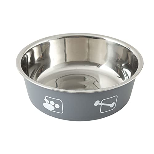 fxwtich Pet Feeder Bowl Pet Feeder Bowl Durable Non-Slip Stainless Steel Thickened Dog Food Bowl for Home Pet Feeder Bowl Pet Water Bowl von fxwtich