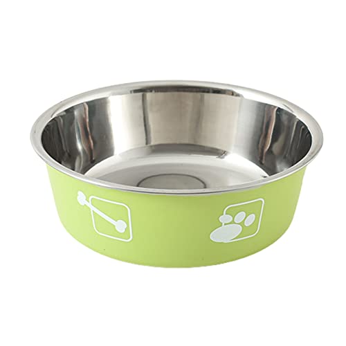 fxwtich Pet Feeder Bowl Pet Feeder Bowl Durable Non-Slip Stainless Steel Thickened Dog Food Bowl for Home Pet Feeder Bowl Pet Water Bowl von fxwtich