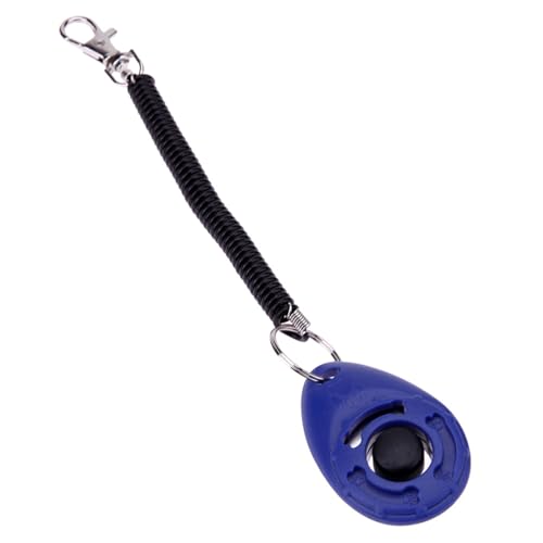 fxwtich Pet Trainer Pet Trainer Oval Shape Elastic ABS Dog Training Clicker for Outdoor Clicker Pet Clicker von fxwtich