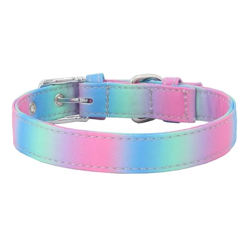 fxwtich Punkrockdogcollar Hundehalsband, Blumenmuster, weich, reflektierend, mit Schnalle, für Hunde, Halsband von fxwtich