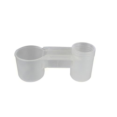 fxwtich Vogel-Wasserfütterung, praktischer Kunststoff-Wassertränker, Becher-Futterstation, Trinkschale, Futterspender, Wasserclip für Papageien, Wellensittiche, Nymphensittiche, Lovebirds fxwtich Vogel-Wasserfütterung, praktischer Kunststoff-Wassertränker, Becher-Futterstation, Trinkschale, Futterspender, Wasserclip für Papageien, Wellensittiche, Nymphensittiche, Lovebirds von fxwtich