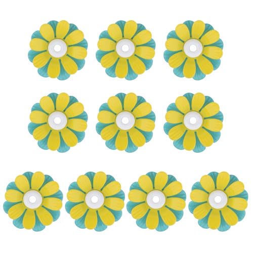 fxwtich Wasserdichter Vogelhäuschen Blumen Langlebiger Blumenersatz 10 Stück Kolibri-Ersatz Doppelschichtiges Design Blumenförmig Grün Gelb fxwtich Wasserdichter Vogelhäuschen Blumen Langlebiger Blumenersatz 10 Stück Kolibri-Ersatz Doppelschichtiges Design Blumenförmig Grün Gelb von fxwtich