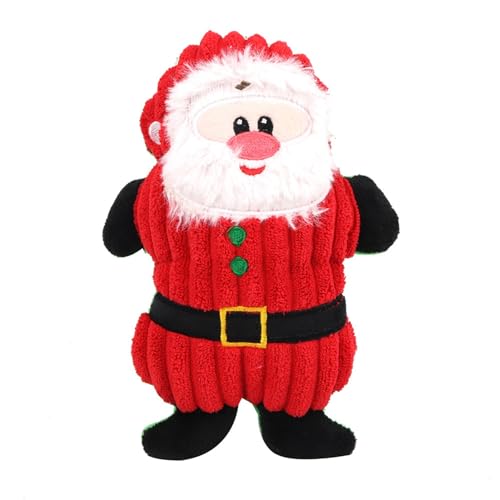 fxwtich Weihnachtliches Haustierspielzeug, niedliches Design, weich, bissfest, interaktives Trainingsspielzeug für Haustiere, Quietscher, lustig fxwtich Weihnachtliches Haustierspielzeug, niedliches Design, weich, bissfest, interaktives Trainingsspielzeug für Haustiere, Quietscher, lustig von fxwtich