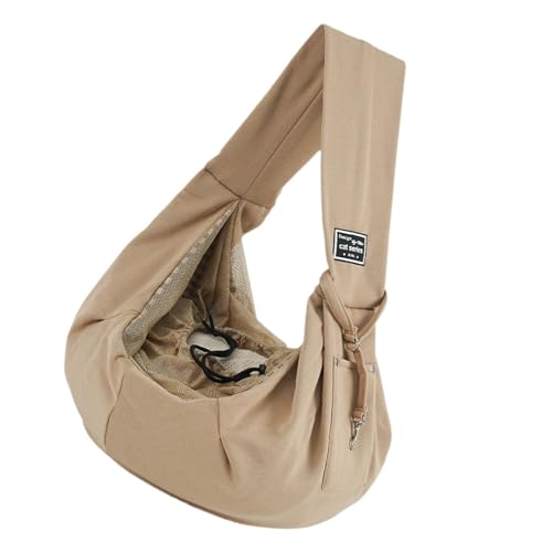 galeyyu Hunde-Sling-Welpen-Tragetasche, Sling-Katzen-Tragetasche | Tragetasche für Hunde und Welpen | Atmungsaktive tragbare Sling-Haustiertasche, Haustier-Tragetasche zum U-Bahnfahren, von galeyyu
