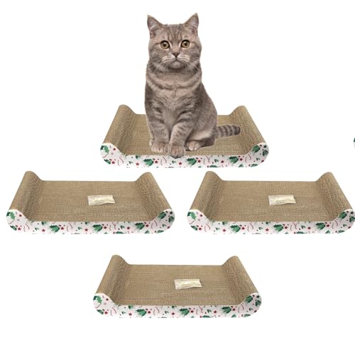 Garden Mile 4 Stück Katzenkratzbaum Matte mit Nip Kätzchen Kratzbett 41cm x 7cm x 24cm Große Katzen Kratzbrett Katzen Kratzbäume Karton Katzenkratzbetten Zubehör Garden Mile 4 Stück Katzenkratzbaum Matte mit Nip Kätzchen Kratzbett 41cm x 7cm x 24cm Große Katzen Kratzbrett Katzen Kratzbäume Karton Katzenkratzbetten Zubehör von garden mile