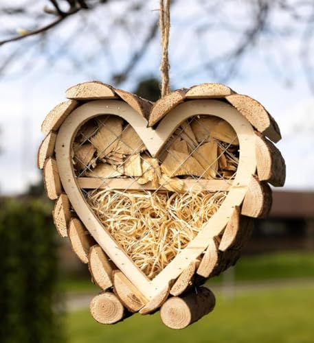 Garden Mile Insektenhotel aus Holz, Insektenhaus aus Naturholz, Gartenunterstand, Nistplatz für Bienen, Schmetterlinge, Marienkäfer, Insekten, umweltfreundlich für den Außenbereich (Insektenhotel in Garden Mile Insektenhotel aus Holz, Insektenhaus aus Naturholz, Gartenunterstand, Nistplatz für Bienen, Schmetterlinge, Marienkäfer, Insekten, umweltfreundlich für den Außenbereich (Insektenhotel in von garden mile