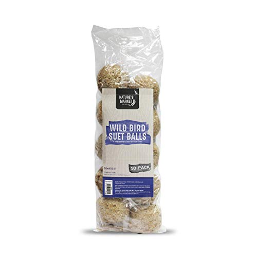 Garden Mile Meisenknödel, 10 x Meisenknödel Vogelfutter Meisenknödel für Vögel Meisenknödel Premium Garten Wildvogelfutter reich an Energie & Proteinreiches Futter frische Talgkuchen (10) von garden mile
