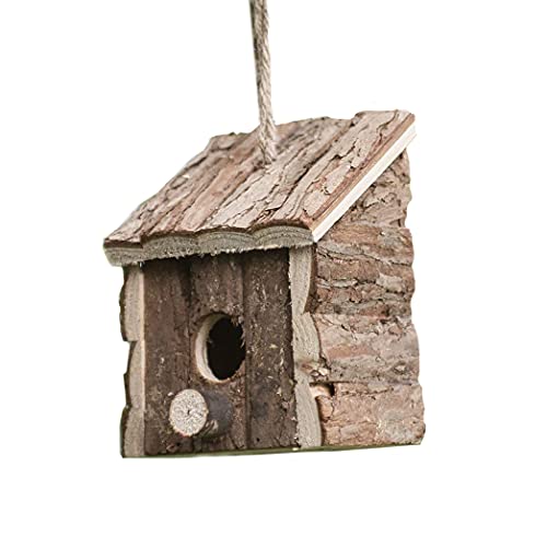 Garden Mile Natur Vogelhaus Hotel - Traditionelle Holzkiste Vogelhäuser für Garten, Balkon, ideal als Rotkehlchenhaus, Spatzen Nistkasten, kleines Vogelhaus Garden Mile Natur Vogelhaus Hotel - Traditionelle Holzkiste Vogelhäuser für Garten, Balkon, ideal als Rotkehlchenhaus, Spatzen Nistkasten, kleines Vogelhaus von garden mile