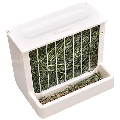 Kaninchen-Heu-Futterspender für Meerschweinchen, Heu, für Kaninchen, Meerschweinchen, Chinchillas, Anti-Müll, mit Deckel, Strohbox, Anti-Pick-Strohkorb, große Kapazität, Heubox, Hasenzubehör (mit Kaninchen-Heu-Futterspender für Meerschweinchen, Heu, für Kaninchen, Meerschweinchen, Chinchillas, Anti-Müll, mit Deckel, Strohbox, Anti-Pick-Strohkorb, große Kapazität, Heubox, Hasenzubehör (mit von gdlasge