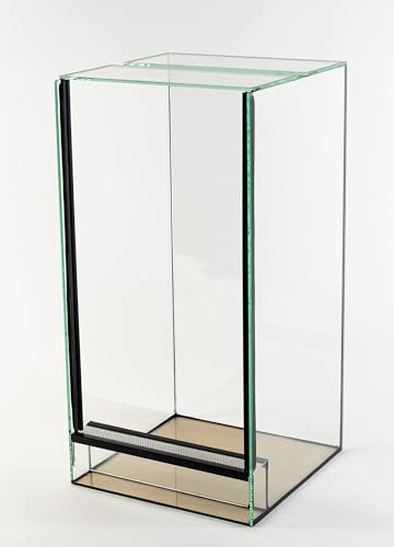 GECKOX Glasterrarium 25x25x50 cm mit Fallscheibe von GECKOX