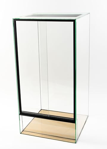 Glasterrarium 50x50x100 cm mit Schiebescheiben von GECKOX