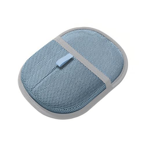 Haarentfernungs-Handschuhe für Haustiere – Wiederverwendbare statische Pflegehandschuhe für Hunde & Katzen, waschbare zweiseitige Fellentferner für Möbel, Kleidung, Teppiche (Blau,1) von generic