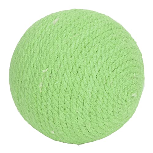 Katzenkratzbaum, Katzen-Sisalball, Lindert Langeweile, Zähne, Krallen, Schleifen, Interaktiver Sisal-Katzenkratzball für Katzen, Kätzchen (Grün) von generic