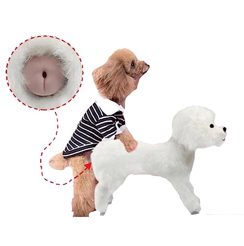 Schlafendes Spielzeug für Hunde, Haustier-Estrus-Vent-Hundespielzeug, Silikon-Simulation, Paarungshundespielzeug, Hundespiel-Spielzeugbegleiter für Französische Bulldogge (Size : 13CM) von generic