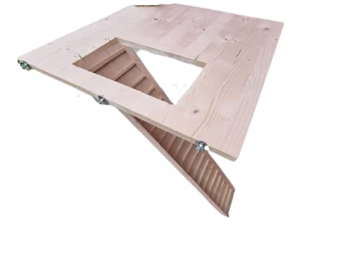 'generic' Holzkäfigständer, Plattformregal mit Rampe und Befestigungen von ‘generic’