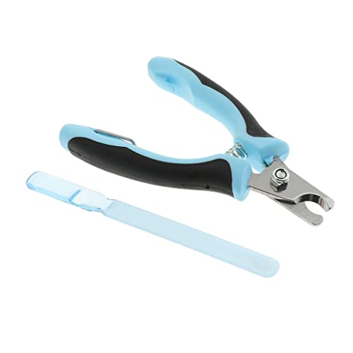 Haustier-Nagelknipser für Hunde und Katzen, mit Nagelfeile, Edelstahlklinge, rutschfester Griff, Blau Haustier-Nagelknipser für Hunde und Katzen, mit Nagelfeile, Edelstahlklinge, rutschfester Griff, Blau von getuse