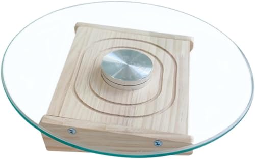Leises Hamsterrad für kleine Haustiere – Laufrad aus Holz für Hamster, Mäuse, Rennmäuse, Chinchillas Leises Hamsterrad für kleine Haustiere – Laufrad aus Holz für Hamster, Mäuse, Rennmäuse, Chinchillas von getuse