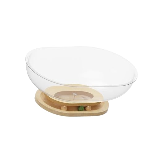 Space Capsule Katzenbett für Hauskatzen, stabiles Katzenmöbel mit transparenter Kapsel, Katzennest und Haustierspielzeug für Kätzchen, 50 x 30 x 18 cm Space Capsule Katzenbett für Hauskatzen, stabiles Katzenmöbel mit transparenter Kapsel, Katzennest und Haustierspielzeug für Kätzchen, 50 x 30 x 18 cm von getuse
