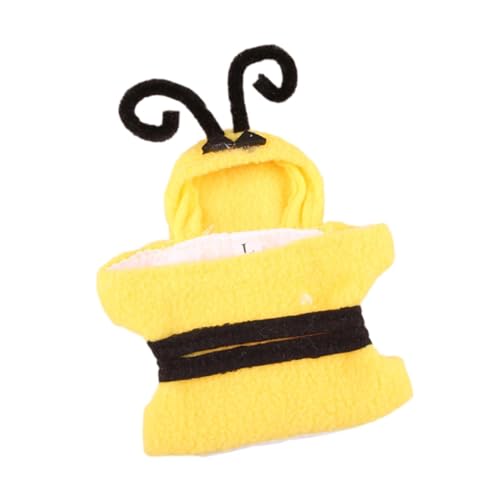 Vogelkostüm in Bienenform für kleine Haustiere, bezaubernder Bienen-Hoodie für Sittich, Vogelkleidung, Cosplay-Outfit für Outdoor, Foto-Requisite, Geburtstag, Halloween, Papageienbekleidung (L) von getuse