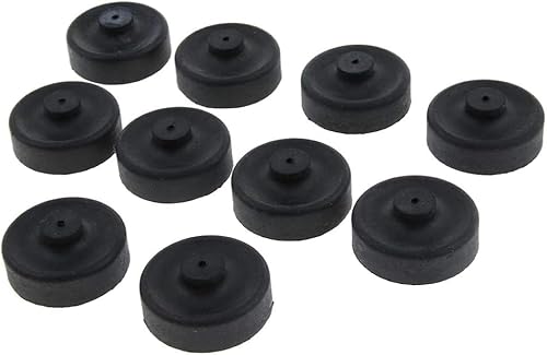 getuse 10 Stück schwarze Aquarium-Membran-Luftpumpenteile, EPDM-Gummi-Sauerstoffpumpe, Ersatzteile für Aquariumpumpen und Filter (mehrere (Modell A4) von getuse