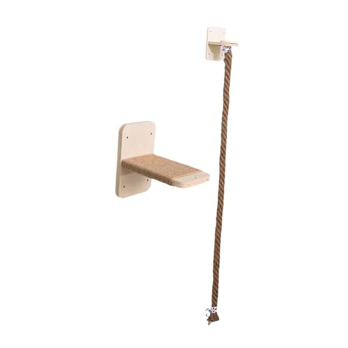 getuse Katzen-Wandregal, Sitzstange, Kratzbaum, Kletterregal für Indoor-Katzen, zum Schlafen, Spielen, Heimdekoration getuse Katzen-Wandregal, Sitzstange, Kratzbaum, Kletterregal für Indoor-Katzen, zum Schlafen, Spielen, Heimdekoration von getuse