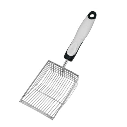 getuse Strand-Sandschaufel, Katzenstreuschaufel, Netzsieb, Fäkalienlöffel, schnelles Sieben, Mehrzweck, ergonomischer Griff, tragbar, Schwarz / Weiß, Größe S getuse Strand-Sandschaufel, Katzenstreuschaufel, Netzsieb, Fäkalienlöffel, schnelles Sieben, Mehrzweck, ergonomischer Griff, tragbar, Schwarz / Weiß, Größe S von getuse