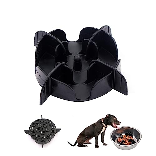 Anti Schling Napf Hund Einfügen - Anti Schling Napf Hundenapf Anti-Choke Große Hundenäpfe Kieselgel Slow Feeder Bowl für Hunde Fressnäpfe für Hunde Zubehör, Entlastet die Verdauung, Überessen von gexuamz