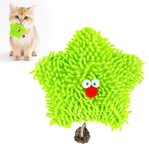 gexuamz Katzenspielzeug aus Katzenminze Interaktives Katzenkissen mit Selbstbeschäftigung Weiches langlebiges Spielzeug für Katzen zur Zahnpflege Grüner Seestern gexuamz Katzenspielzeug aus Katzenminze Interaktives Katzenkissen mit Selbstbeschäftigung Weiches langlebiges Spielzeug für Katzen zur Zahnpflege Grüner Seestern von gexuamz
