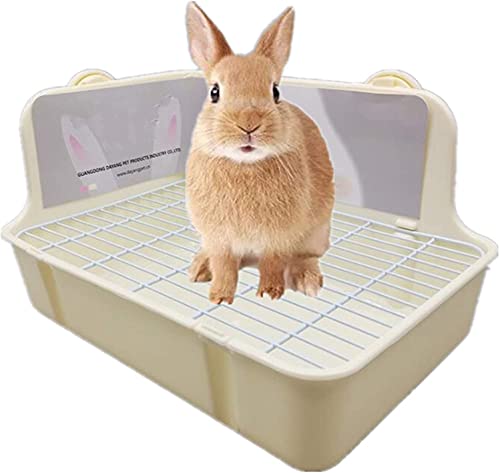 Kaninchentoilette für Haustiere, Hamster, Katzen, Kaninchen, Toilette, Ecktabletts, Innenreinigung, für Erwachsene, Meerschweinchen, Chinchilla, Frettchen, Kleintiere, 1 Stück, groß Kaninchentoilette für Haustiere, Hamster, Katzen, Kaninchen, Toilette, Ecktabletts, Innenreinigung, für Erwachsene, Meerschweinchen, Chinchilla, Frettchen, Kleintiere, 1 Stück, groß von ghghnrtgefrgnhnxdf