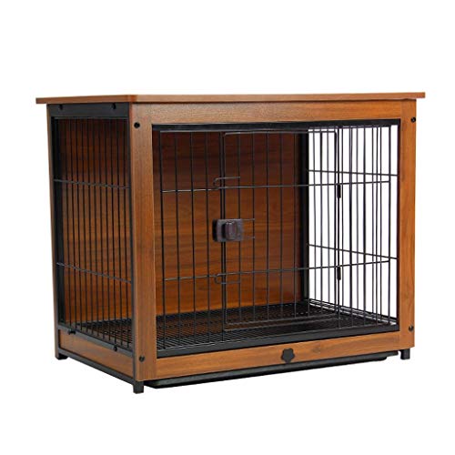 Kiste Haustierkäfig mit Kistenabdeckung Haustier Hundekäfig Indoor Hundezaun Haushalt Hundebett Katze Kaninchen Käfig Haustier Laufstall (XLarge) von ghghnrtgefrgnhnxdf