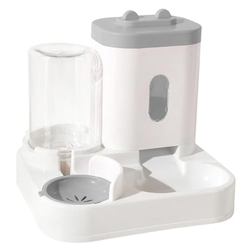Cat Auto Feeder and Waterer, Cat Feeding Supplies with Cervical Protection, 2 in 1 Auto Dog Dry Food Feeding Bow, Pet Feeder and Water Dispensers Set for Small Medium Dogs and Cats Cat Auto Feeder and Waterer, Cat Feeding Supplies with Cervical Protection, 2 in 1 Auto Dog Dry Food Feeding Bow, Pet Feeder and Water Dispensers Set for Small Medium Dogs and Cats von gifyym