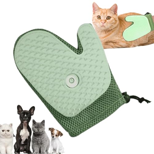 Elektrostatische Handschuhe für Tierhaarentferner – Elektrostatische Handschuhe für die Fellpflege, wiederverwendbares Werkzeugzubehör für die Fellpflege, Reinigungsschlauch, Hundetoilette, Bad von gifyym