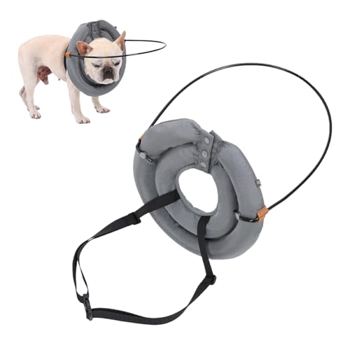 Ringkragen für Blinde Hunde - Verstellbare Weste & Socket -Tiegürtel | Hunde- und Katzen-Antikollisionsring mit Schutzkabelbaum | Polyester Head Guard Haustier Sicherheitsabdeckung Ringkragen für Blinde Hunde - Verstellbare Weste & Socket -Tiegürtel | Hunde- und Katzen-Antikollisionsring mit Schutzkabelbaum | Polyester Head Guard Haustier Sicherheitsabdeckung von gifyym