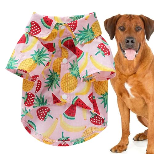Sommer-Hundekleidung, atmungsaktives Haustier-T-Shirt – Hundebekleidung, -Aufdruck, Welpen-Outfit, Haustier-T-Shirt, Hunde-Shirt für kleine und mittelgroße Hunde, Sommer von gifyym