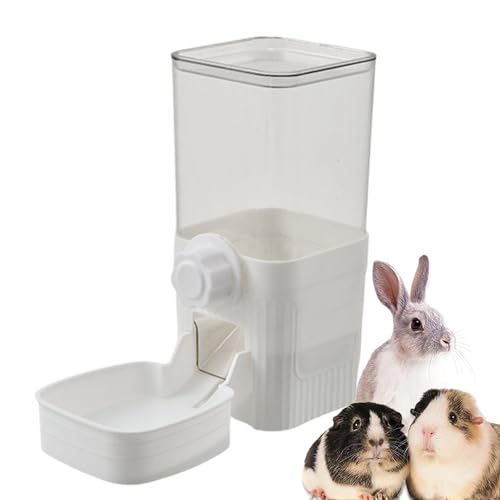 Vogelwasserspender Für Käfig | Futterautomat für Käfigvögel - Auslaufsicherer Papageienbrunnen Haustierzubehör für Zuhause, für Kaninchen, Hühner, Sittiche und Katzen, für Balkon, Draußen und Drinnen von gifyym