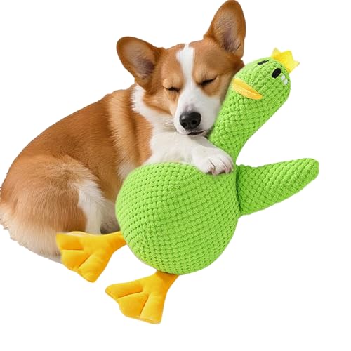 gifyym Beruhigende Ente - Interaktives Hundespielzeug,Interaktives Quietschspiel Kissen Bei Trennungsangst Indoor Spiel Welpen Kauzeit Reisebox Schlafhilfe gifyym Beruhigende Ente - Interaktives Hundespielzeug,Interaktives Quietschspiel Kissen Bei Trennungsangst Indoor Spiel Welpen Kauzeit Reisebox Schlafhilfe von gifyym
