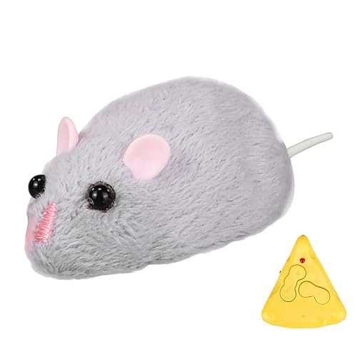 gifyym Ferngesteuertes Katzenspielzeug – Mäuse RC Spielzeug – Katze Mäuse Tier Interaktive Figuren – Infrarot Haustier Jagd und Übungsbegleiter mit simulierter Tierbewegung für Rasse Haustiere gifyym Ferngesteuertes Katzenspielzeug – Mäuse RC Spielzeug – Katze Mäuse Tier Interaktive Figuren – Infrarot Haustier Jagd und Übungsbegleiter mit simulierter Tierbewegung für Rasse Haustiere von gifyym