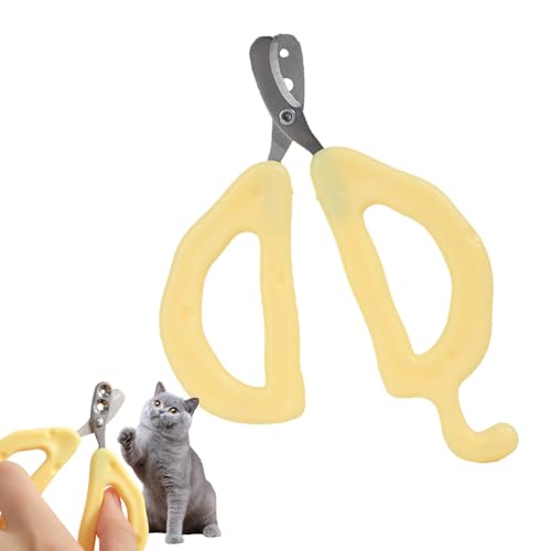 gifyym Katzen-Nagelschneider – Nagelknipser für Katzen, Edelstahl, professionelles Pflegewerkzeug, Anti-Bluten und Anti-Verletzungen, Nagelknipser für Katzen und Kätzchen gifyym Katzen-Nagelschneider – Nagelknipser für Katzen, Edelstahl, professionelles Pflegewerkzeug, Anti-Bluten und Anti-Verletzungen, Nagelknipser für Katzen und Kätzchen von gifyym