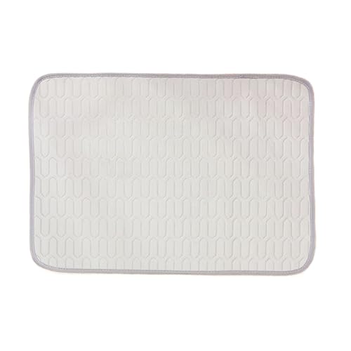gifyym Kühlmatte für Haustiere, langlebig, auslaufsicher, Eisseide, ungiftiges Gel, selbstkühlend, kratzfest, Latex-Schlafunterlage für Hunde und Katzen, matt, Sommerwärmeentlastung, Haustiersofa gifyym Kühlmatte für Haustiere, langlebig, auslaufsicher, Eisseide, ungiftiges Gel, selbstkühlend, kratzfest, Latex-Schlafunterlage für Hunde und Katzen, matt, Sommerwärmeentlastung, Haustiersofa von gifyym