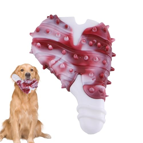 gifyym Pet Beißstab, unzerstörbares Hundespielzeug in Knochenform, interaktives Kauspielzeug für Welpen gifyym Pet Beißstab, unzerstörbares Hundespielzeug in Knochenform, interaktives Kauspielzeug für Welpen von gifyym