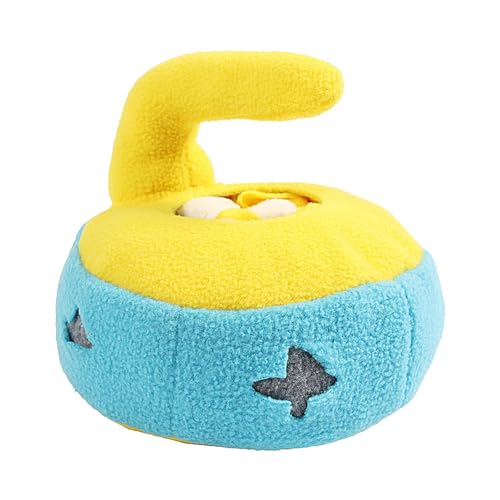 gifyym Plüsch Hundespielzeug, Interaktive Curling Form Leckerli Spender Spielzeug mit Sound, Waschbar Haustier Leckerli Spender Plüschtier, Hund Puzzle Feeder für Spaß Spielen Langsam Füttern Hunde gifyym Plüsch Hundespielzeug, Interaktive Curling Form Leckerli Spender Spielzeug mit Sound, Waschbar Haustier Leckerli Spender Plüschtier, Hund Puzzle Feeder für Spaß Spielen Langsam Füttern Hunde von gifyym